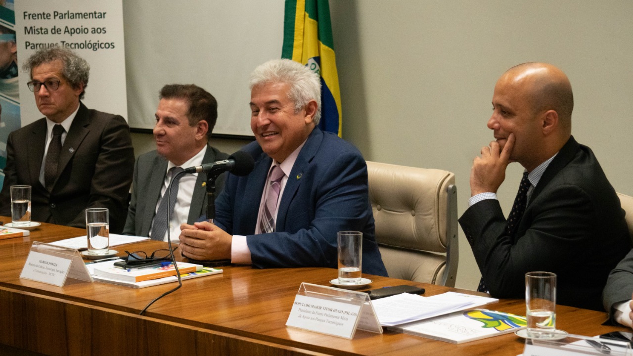 Ministro Marcos Pontes participa do Lançamento da Frente Parlamentar Mista de Apoio aos Parques Tecnológicos