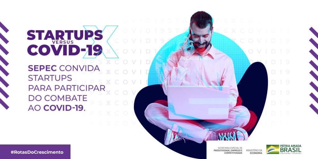 Ministério convida startups brasileiras a participar da campanha StartupsXCovid19