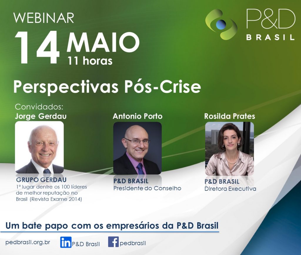 1° Webinar P&D Brasil – Perspectivas Pós-Crise