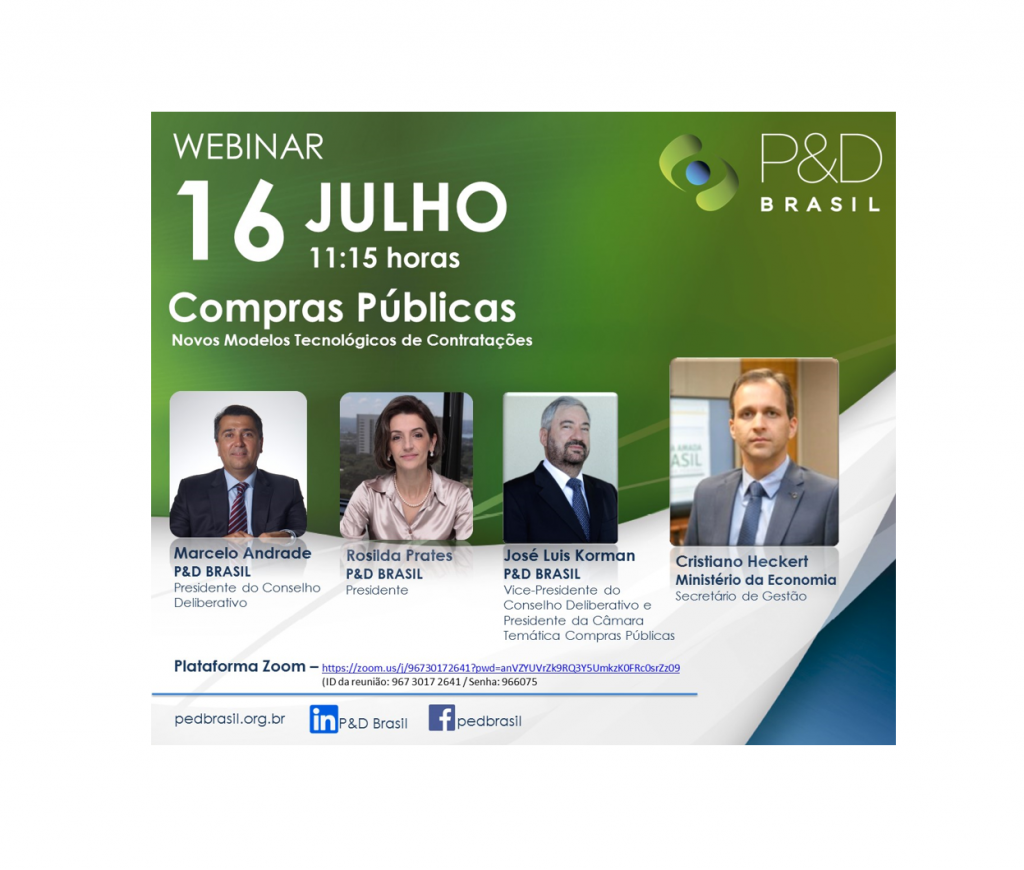 Webinar P&D Brasil – Compras Públicas