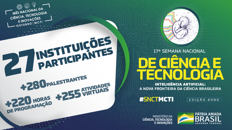 MCTI comemora o Mês Nacional da Ciência, Tecnologia e Inovações com muitas atividades