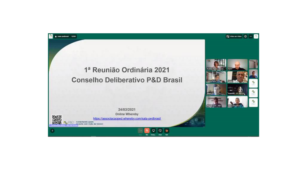 1ª Reunião 2021 do Conselho da P&D Brasil