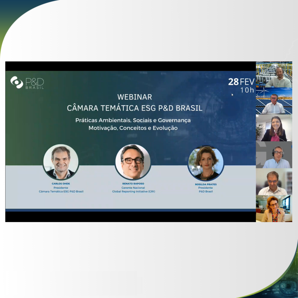 Webinar P&D Brasil destaca as melhores práticas em ESG