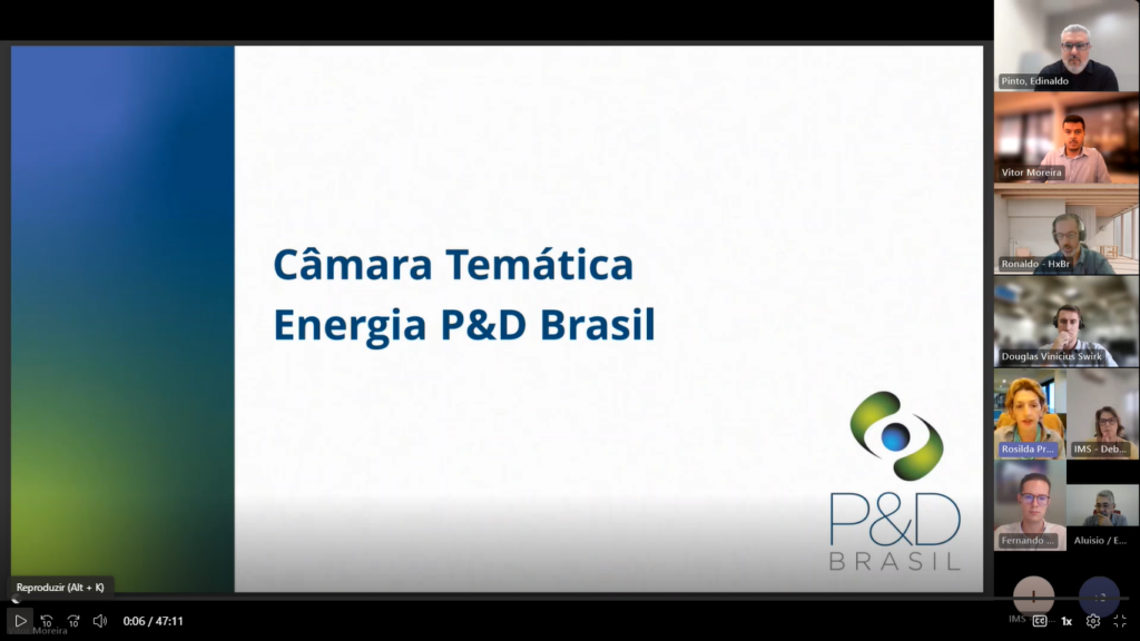 Reunião Câmara Temática Energia P&D Brasil