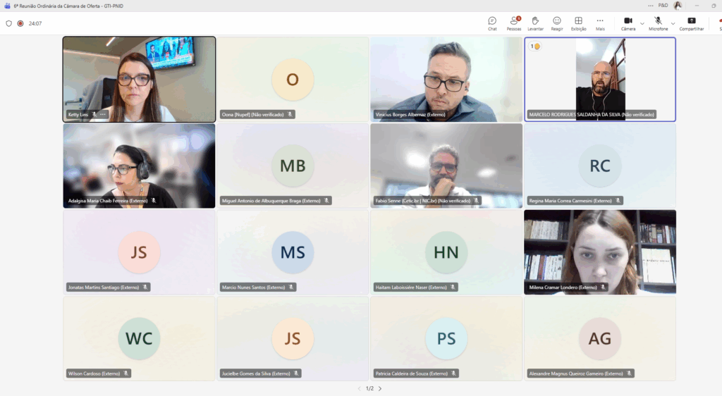 Reunião da Câmara Setorial de Oferta do Grupo Interministerial do Plano Nacional de Inclusão Digital